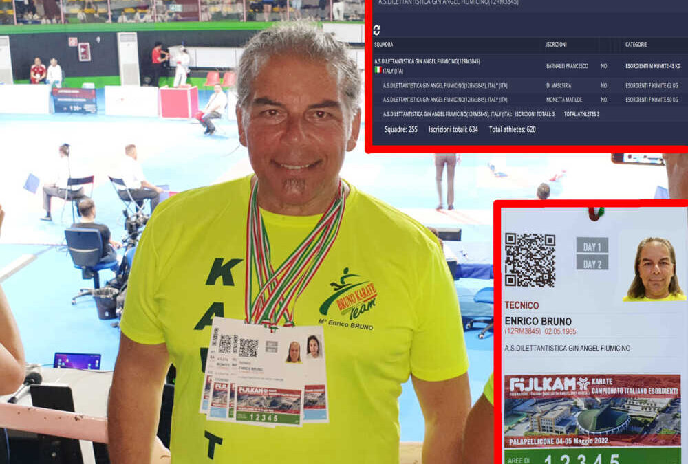 Karate, gli esordienti della Gin Angel agli Italiani di kumite