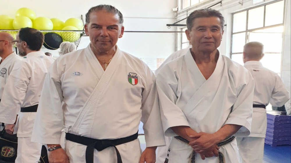 Karate, il maestro Bruno al corso di aggiornamento per insegnanti tecnici Fijlkam