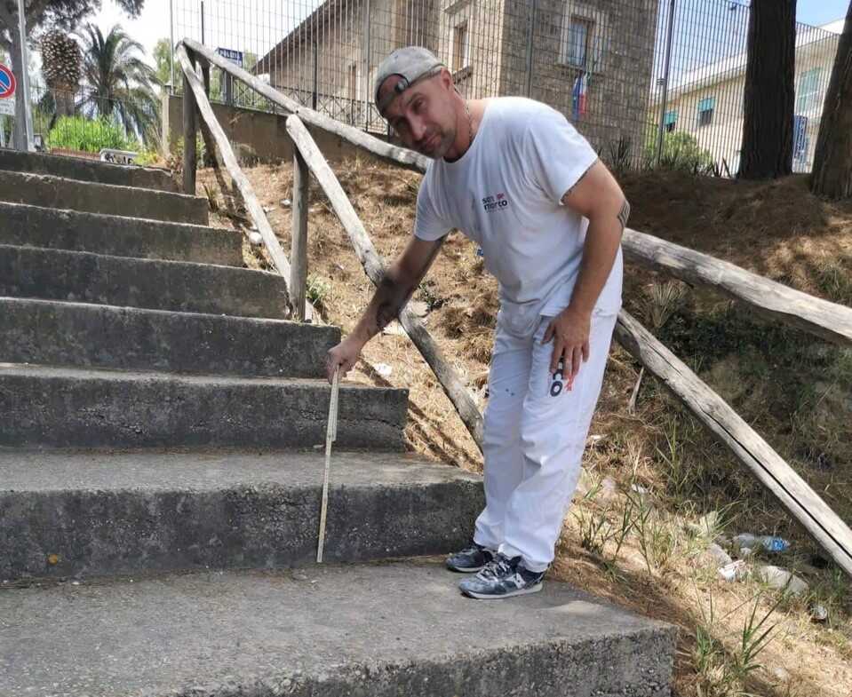 scalinata ex fungo santa marinella