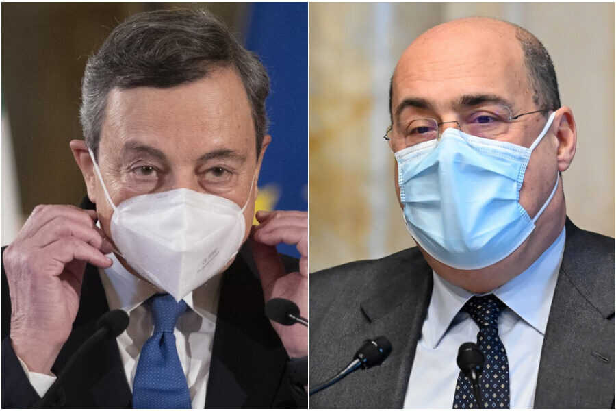 Draghi e Zingaretti Draghi e Zingaretti