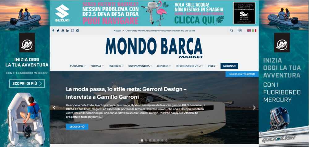 Mondo Barca Market, lo storico mensile è online con una nuova homepage