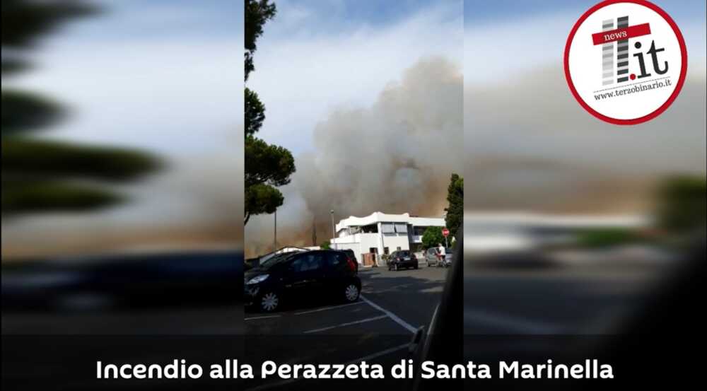 incendio santa marinella