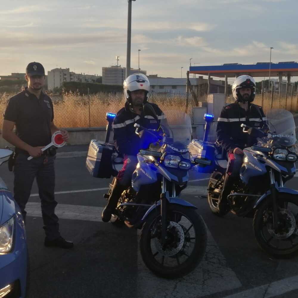 moto centauri polizia commissariato ladispoli