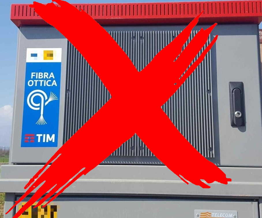 cabina tim fibra ottica down cabina tim fibra ottica down