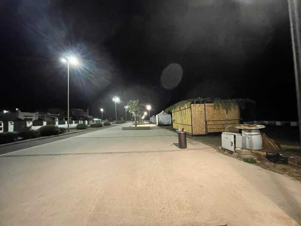 lungomare etruschi notte cerenva campo mare lungomare etruschi notte cerenva campo mare