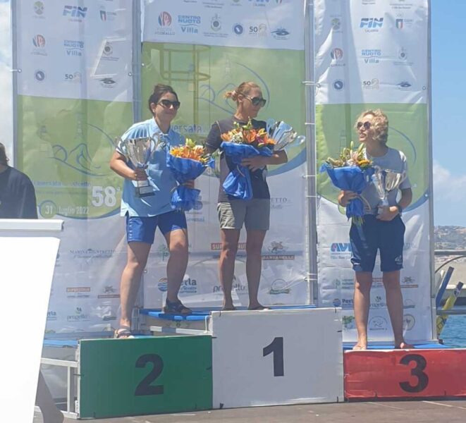 michela d'amico antonino mancuso barca stretto messina nuoto master (2)