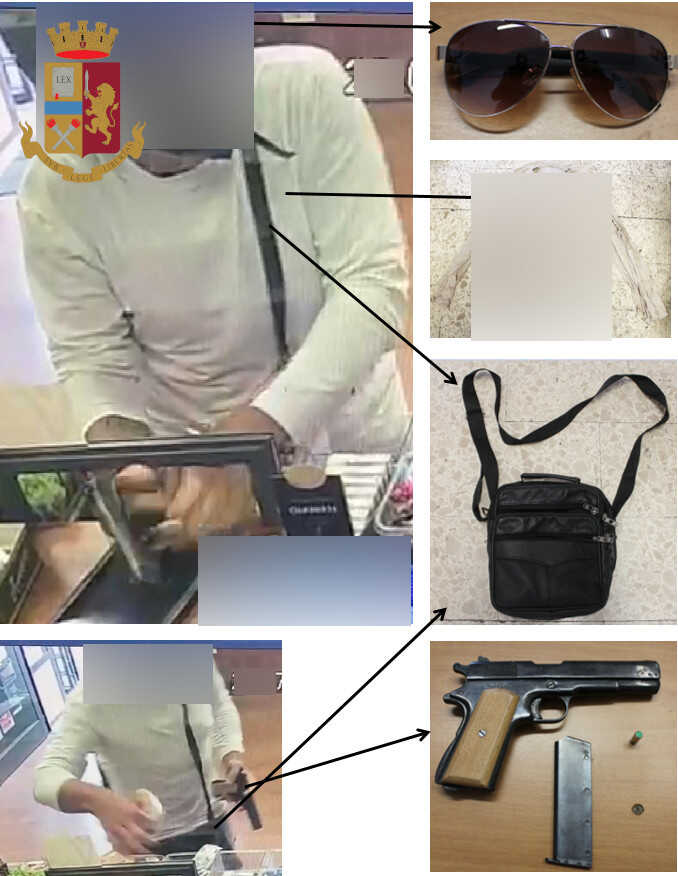 rapinatore polizia rapinatore polizia