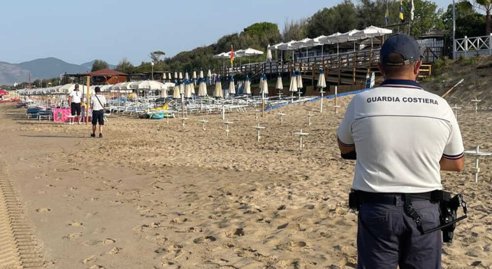 Mare Sicuro guardia costiera spiaggia