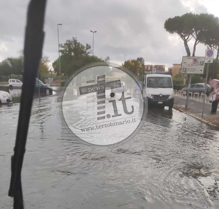 allagamenti ladispoli via castellammare stabia