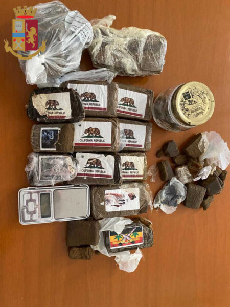 polizia civitavecchia droga