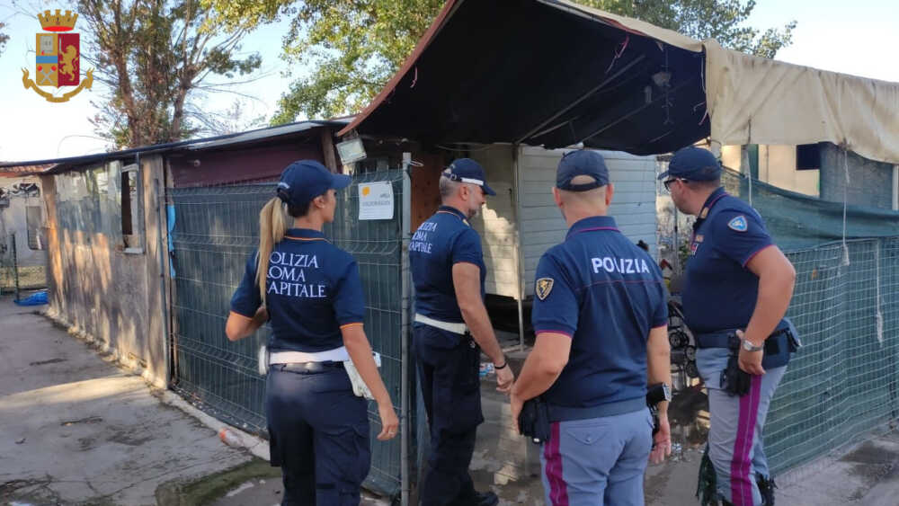 polizia municipale roma capitale campo nomadi salone (2)