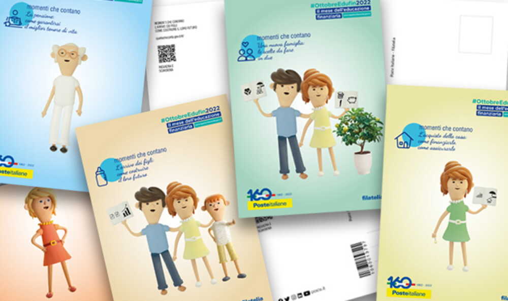 cartoline-edufin Poste Italiane Mese dell’Educazione Finanziaria cartoline-edufin Poste Italiane Mese dell’Educazione Finanziaria