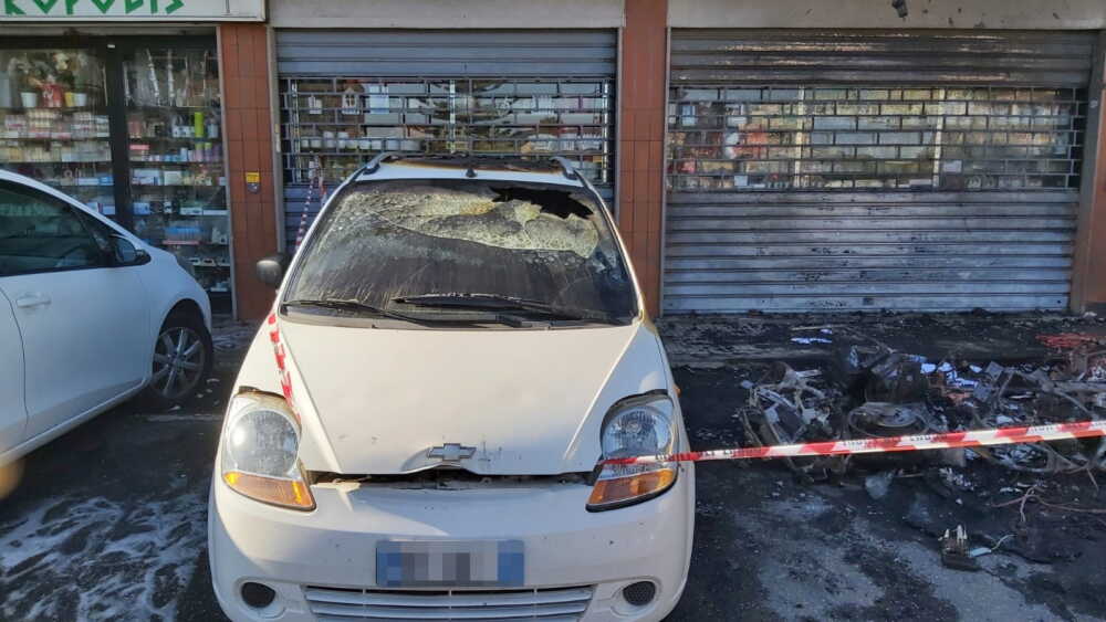 incendio auto cerveteri 2