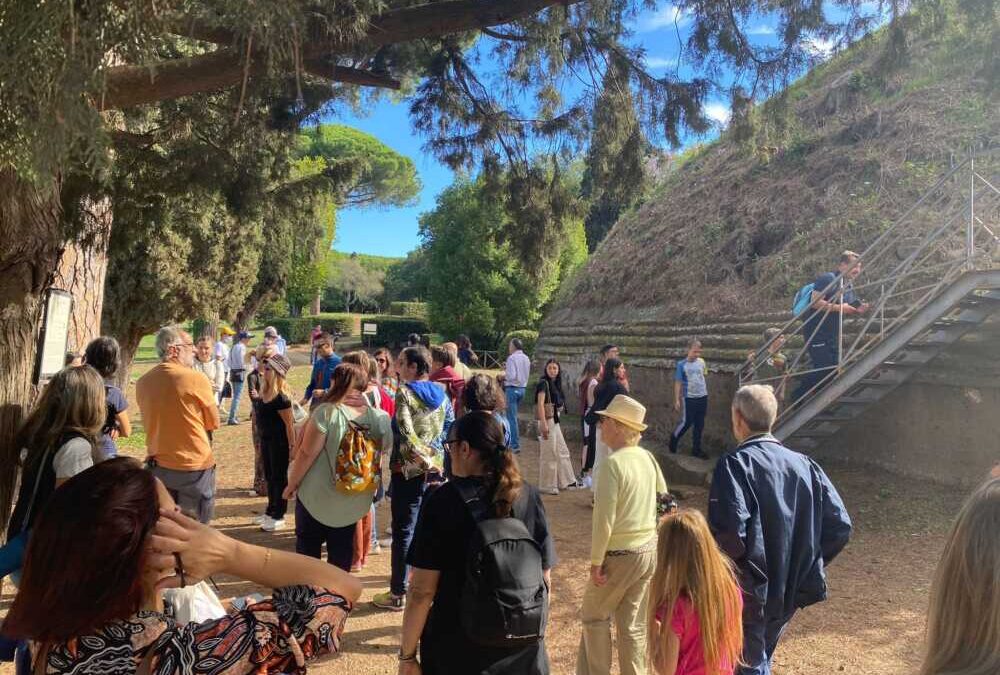Ieri boom di turisti alla Necropoli e al Museo Nazionale Cerite di Cerveteri