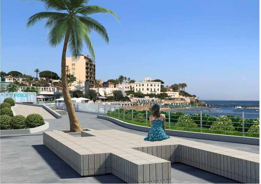 nuova passeggiata santa marinella rendering project financing