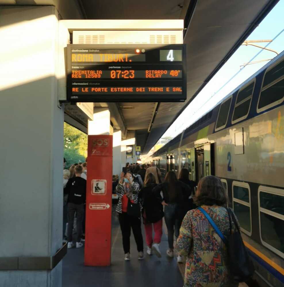 treno fl5 ladispoli ritardo