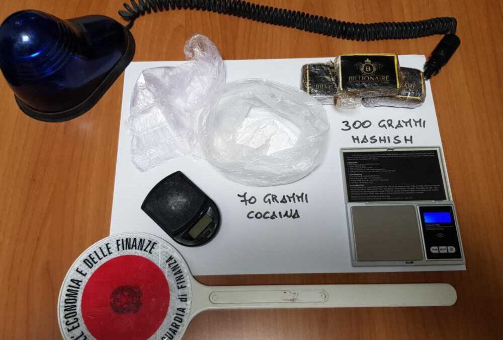 Traffico di droga fra Tarquinia, Monte Romano e Roma: cinque arresti della Finanza