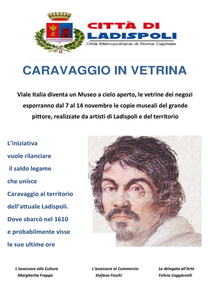 Caravaggio vetrina ladispoli