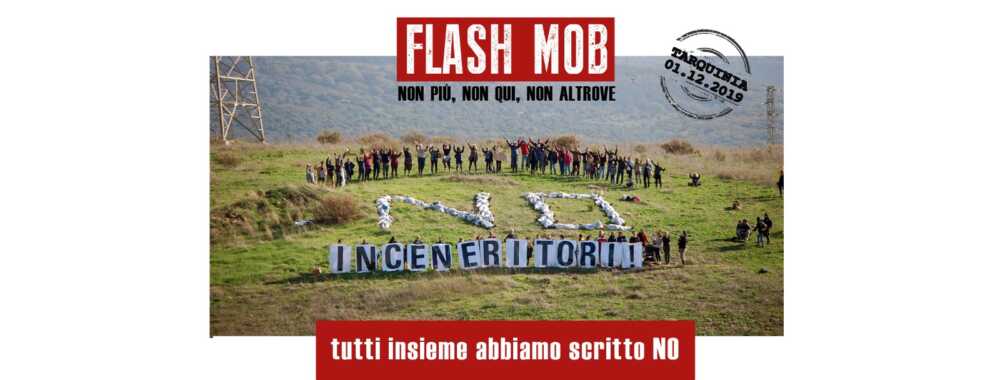 Cartolina Flash Mob inceneritore comitato ambiente tarquinia Cartolina Flash Mob inceneritore comitato ambiente tarquinia