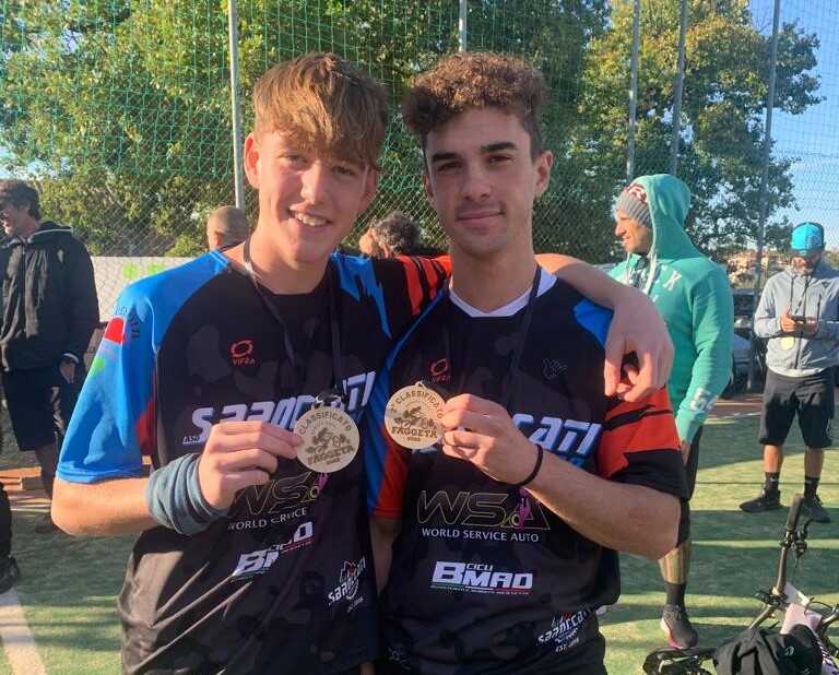 Del Rio e Saggiomo degli Sbroccati Civitavecchia sul podio regionale della Mtb di enduro