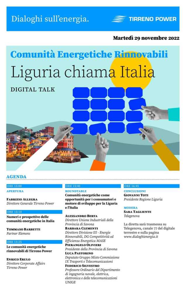 Dialoghi Comunità energetiche tirreno power