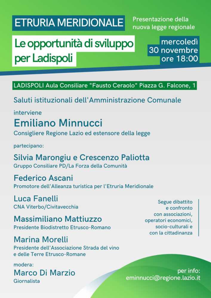 Locandina pd ladispoli Locandina pd ladispoli