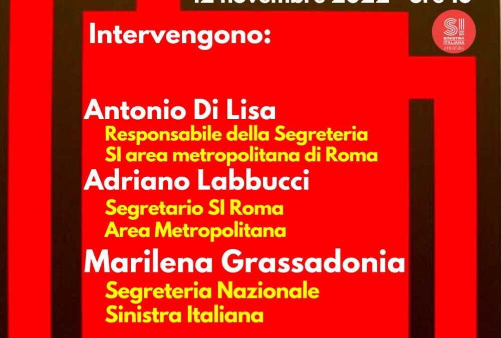 Sabato primo congresso di Si Ladispoli alla Casa del Popolo • Terzo