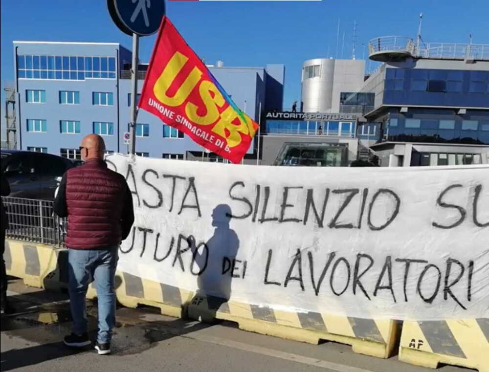 protesta pas porto civitavecchia autorità portuale protesta pas porto civitavecchia autorità portuale
