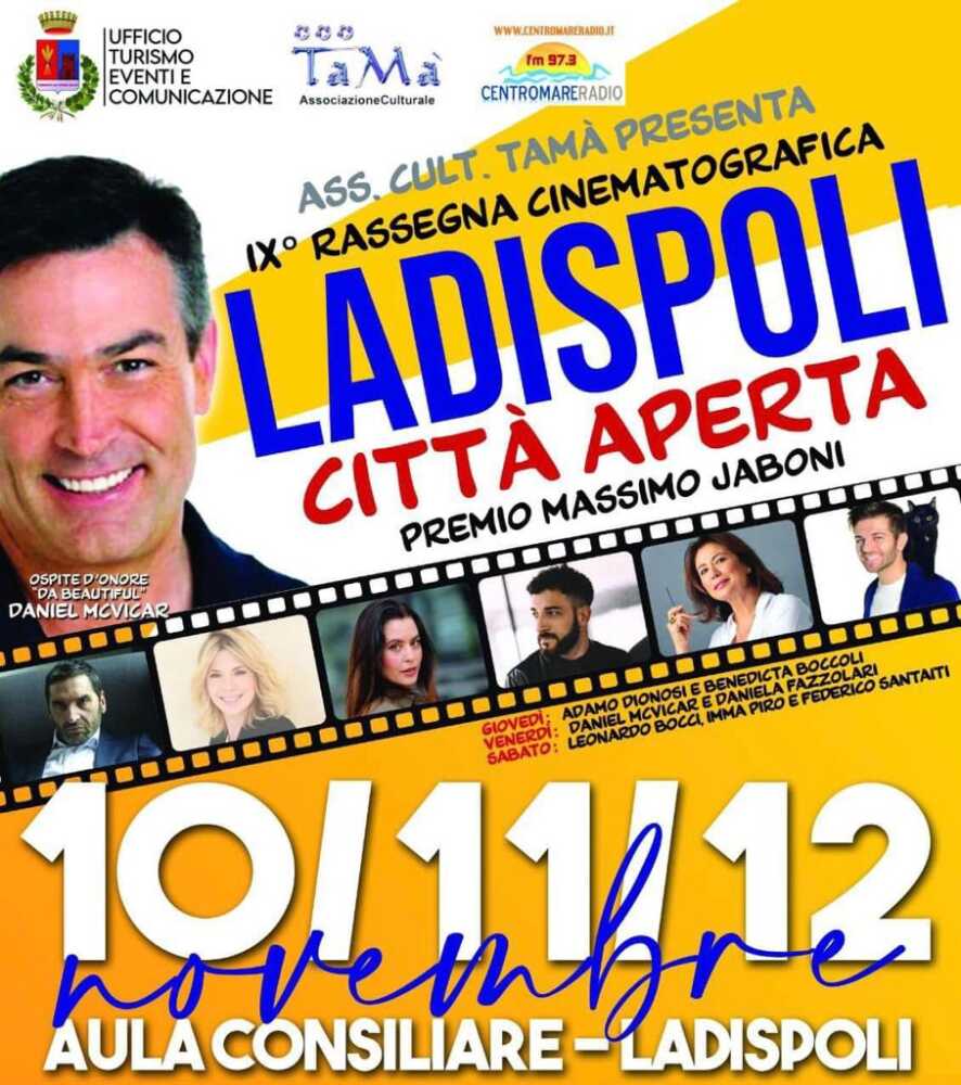 rassegna cinematografica “Ladispoli Città Aperta” Premio Massimo Jaboni