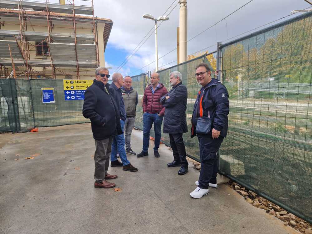 stazione sopralluogo sindaco amanati rfi tidei santa marinella