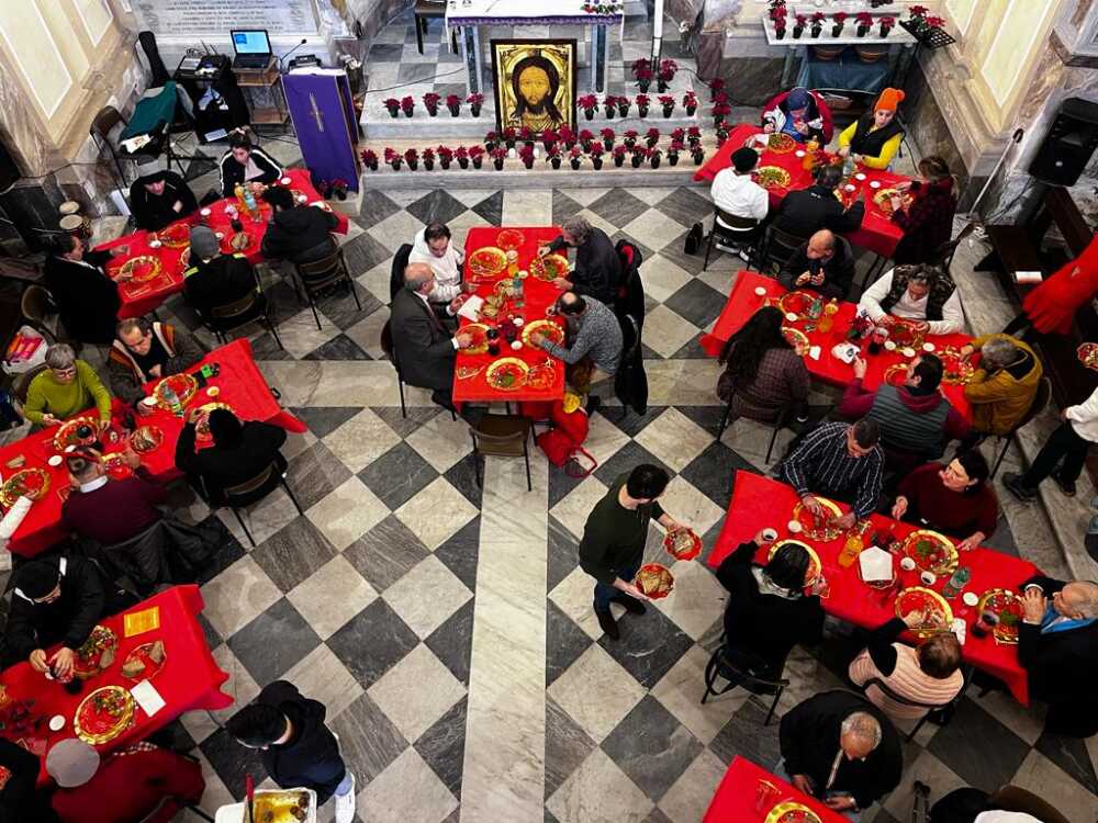 Italia_Civitavecchia_ChiesaSanGiovanniBattista_PranzodiNatale pranzo natale sant'egidio cattedrale civitavecchia