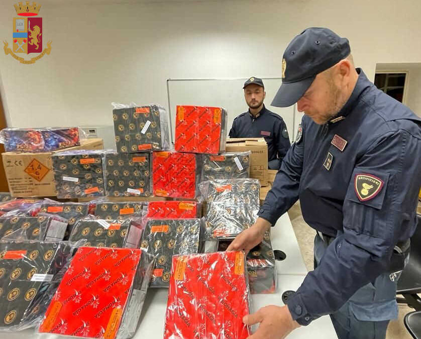 Botti illegali, maxi sequestro della Polizia fra Acilia, Garbatella, Castelli e Parioli