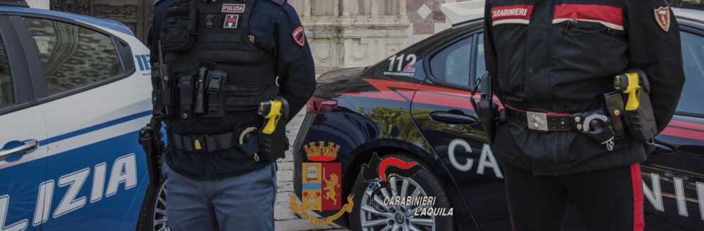carabinieri polizia l'aquila