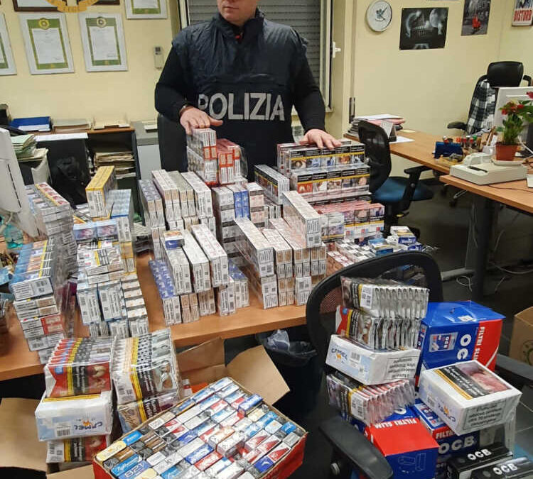 Tabacchi di contrabbando, la Polizia denuncia un cinese al San Paolo