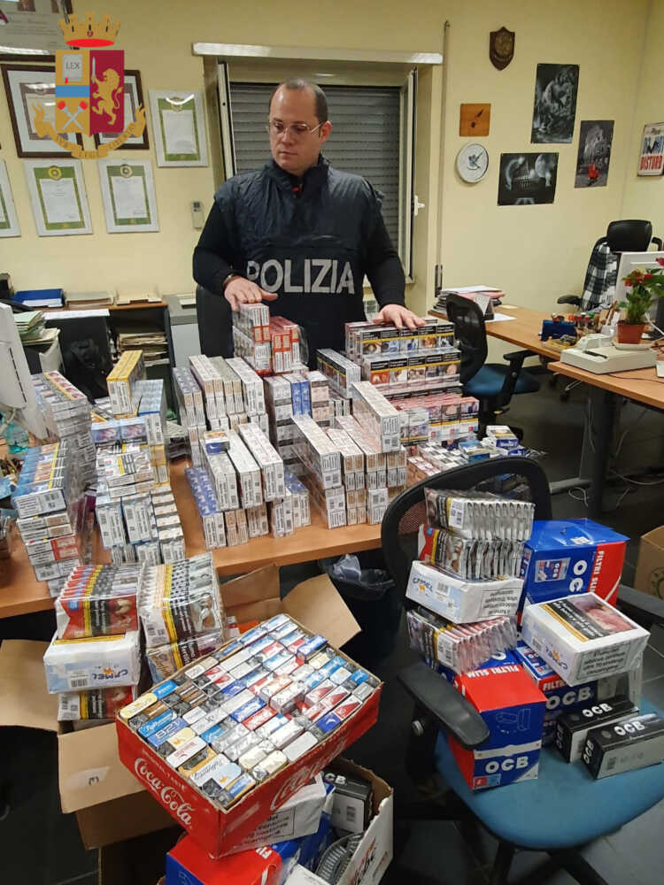 contrabbando sigarette polizia