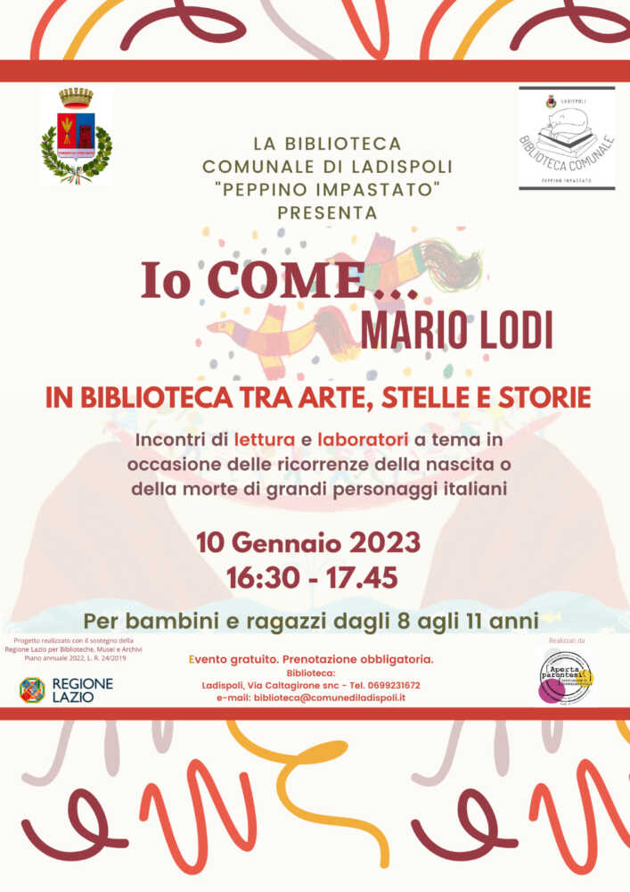 MARIO LODI biblioteca impastato ladispoli