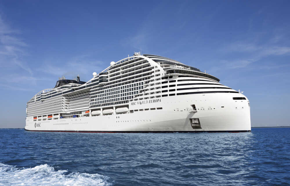 MSC World Europa completes first set of sea trials - Photo credit: Bernard Biger/Chantiers de l’Atlantique