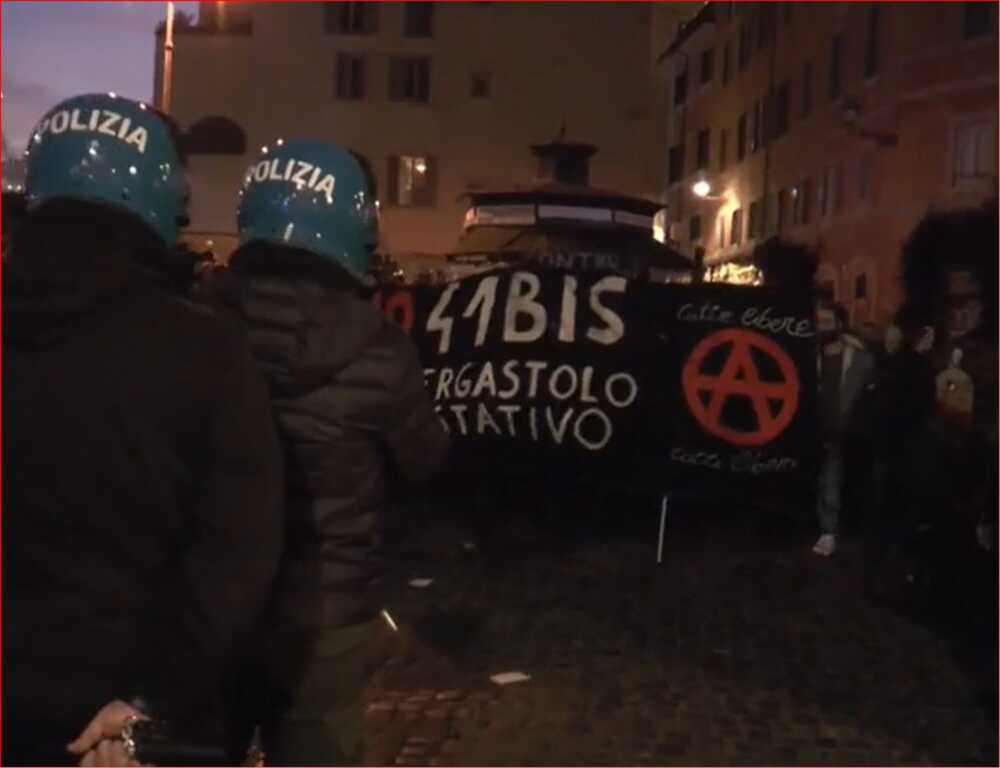 cospito anarchici corteo 3 cospito anarchici corteo