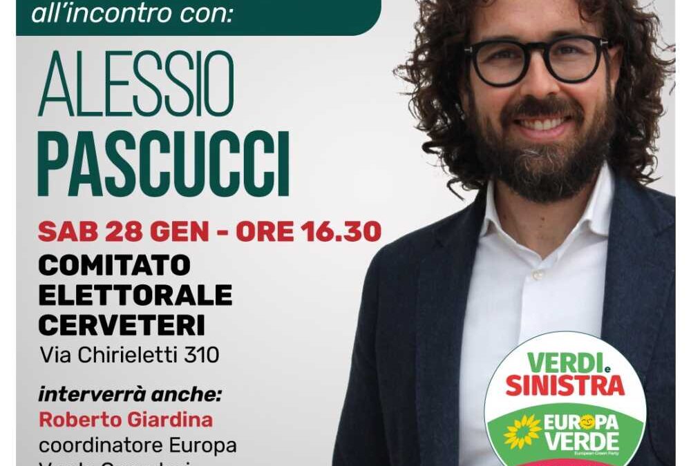 Regionali, Pascucci da Europa Verde sabato 28 gennaio