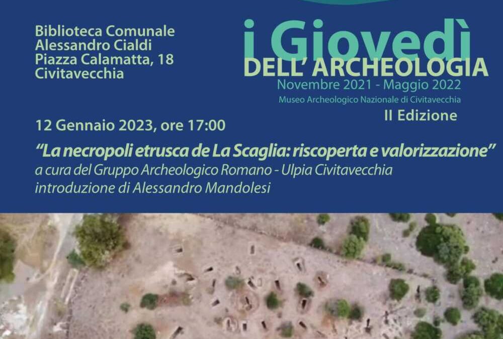 Archeologia, tornano i giovedì alla biblioteca di Civitavecchia: il 12 si parla della necropoli de La Scaglia