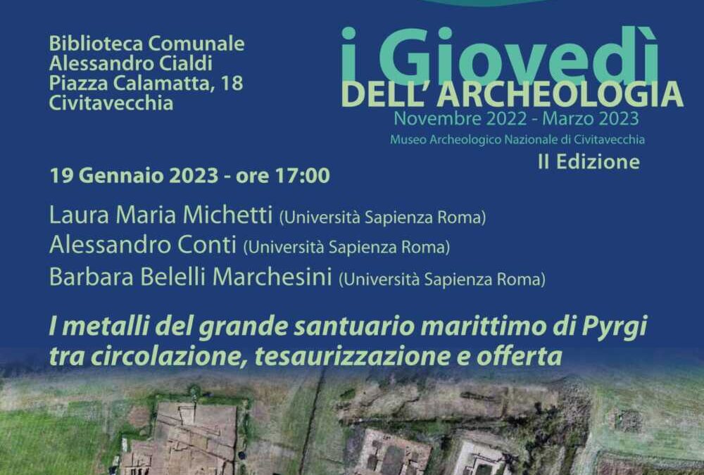 Giovedì dell’archeologia, in biblioteca a Civitavecchia si parla di Pyrgi