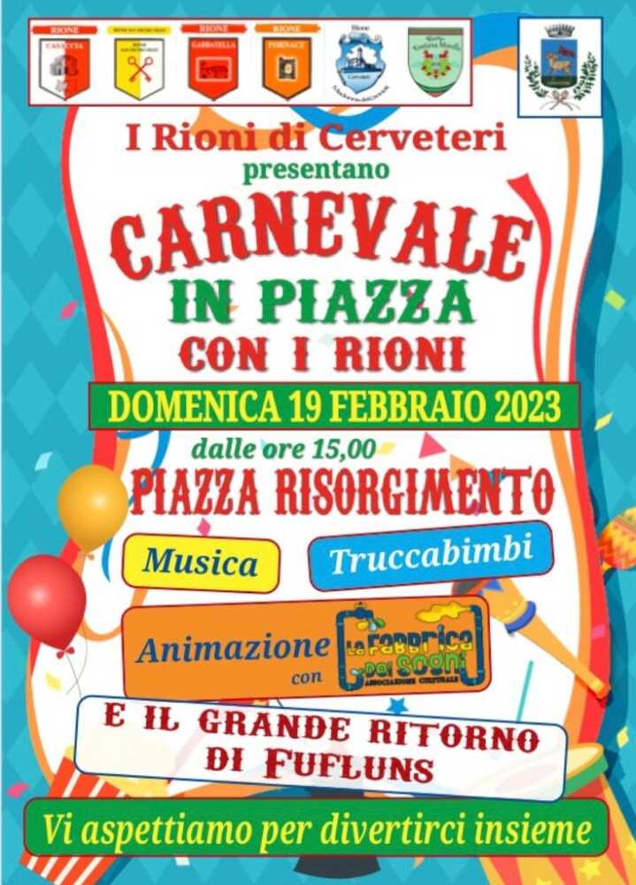 Carnevale dei Rioni a Cerveteri