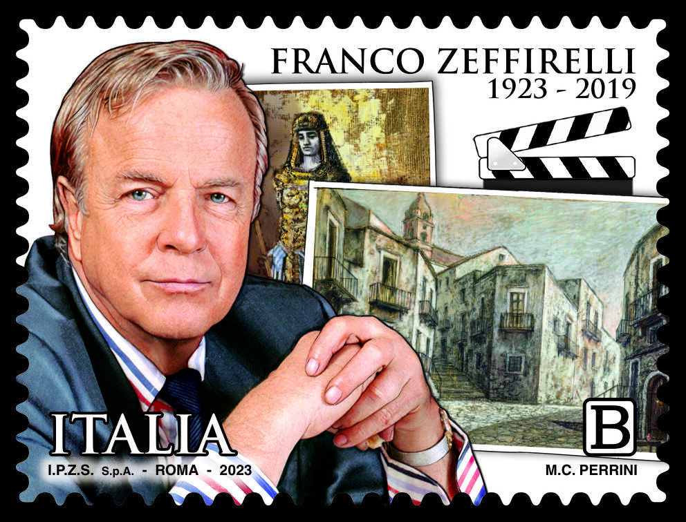 Franco Zeffirelli PROVINO francobollo zeffirelli