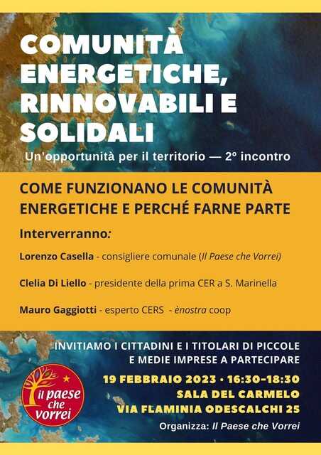 paese vorrei comunità energetiche