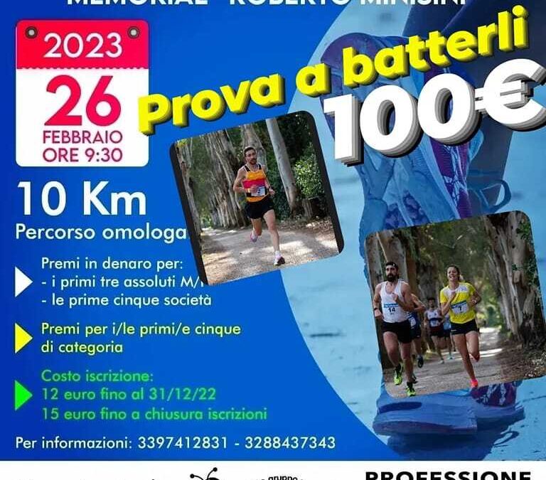 Trofeo Città di Ladispoli, il 26 febbraio la corsa da 10 km