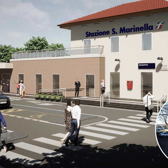 lavori stazione santa marinella progetto 1