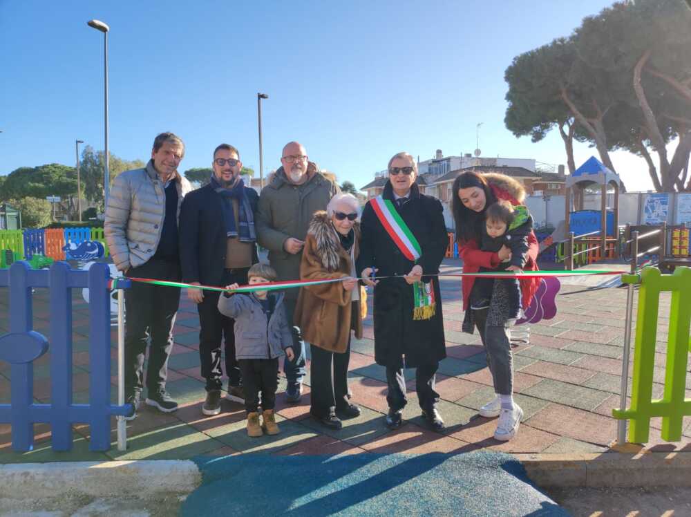 parco cuffaro taglio nastro santa marinella