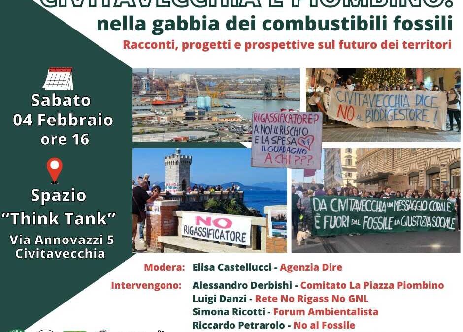Combustibili fossili, incontro dibattito su Civitavecchia e Piombino