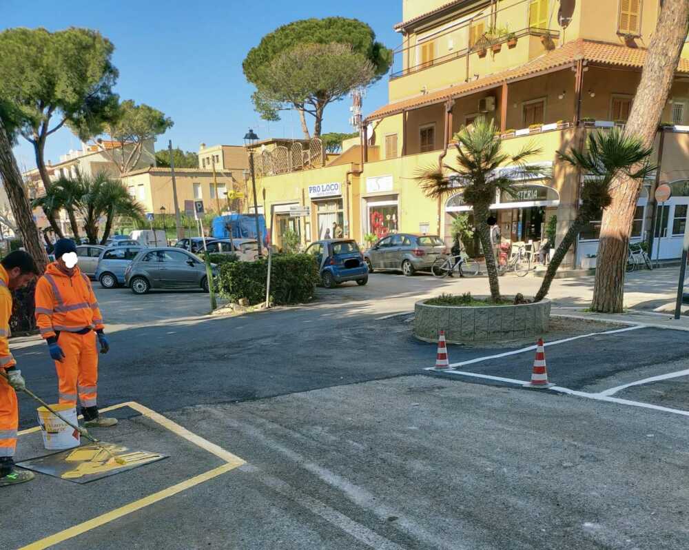 santa severa strisce pedonali