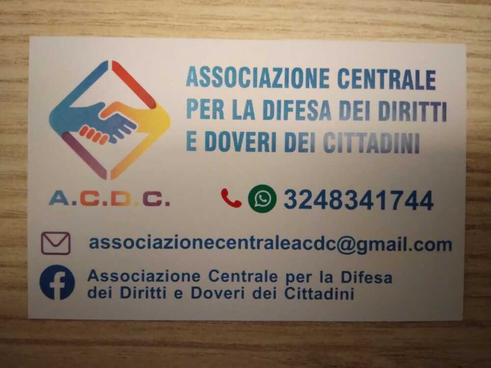 Associazione Centrale per la Difesa dei Diritti e dei Doveri dei Cittadini acdc